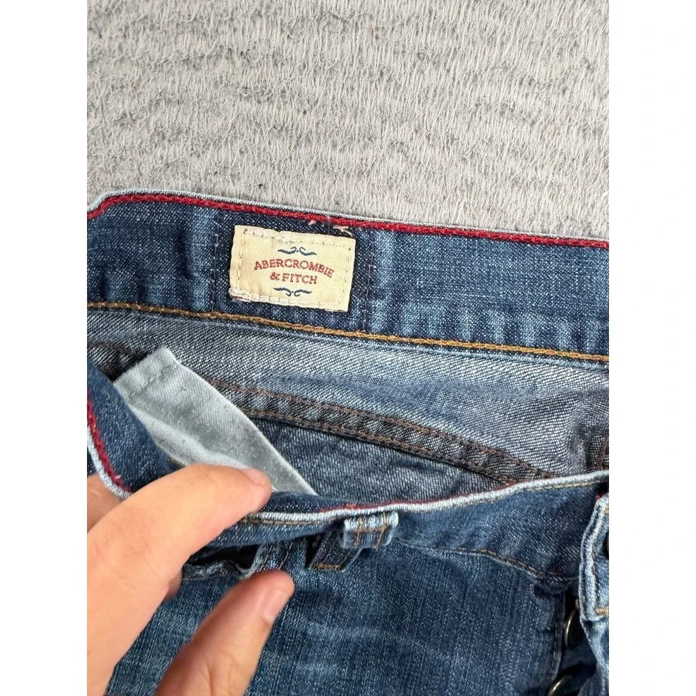 Vintage Abercrombie & Fitch Jeans Womens 2L (28x33) Button Fly Bootcut Flare USA